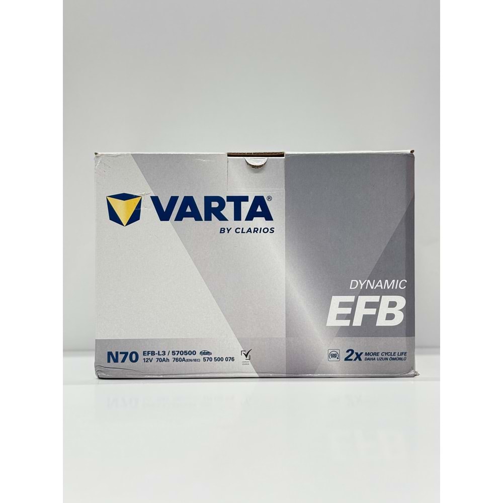 VARTA N70 12V 70AH 760EN EFB