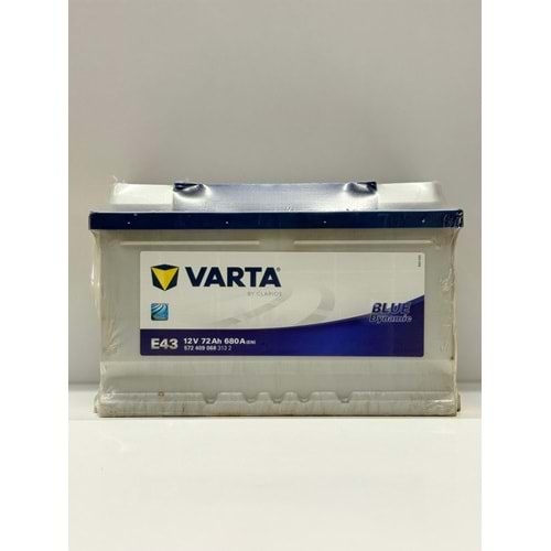 VARTA 12V 72AH 680EN E43 ALÇAK PROFİL AKÜ